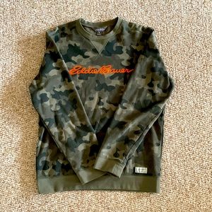 Eddie Bauer camouflage crewneck
